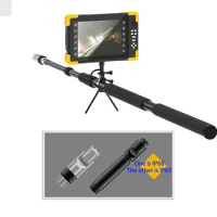Stretchable Carbon Fiber Telescopic Pole Camera Earthquake Life Detector with 10.1inch IPS Screen Touch Monitor