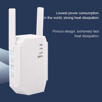 AC1200 WiFi Extender 1200Mbps Dual Band Internet Repeater External 4 Antennas 5Ghz&amp; 2.4Ghz Wireless Signal Booster with Ethernet