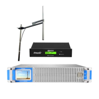 FMUSER 300W 350watt FM Broadcast Transmitter+FU-DV2 Antenna+Cable Set With Digital RDS Encoder Radio Data System Encoder For FM