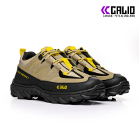 Sepatu Gunung Pria Hiking Treking Anti Licin Ringan Calio Hiro Bahan Suede Premium