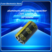 2-5pcs 35V 22000UF 30X50mm High quality Aluminum Electrolytic Capacitor High Frequency Low Impedance 35V 22000uF