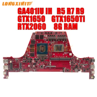 GA401I Laptop Motherboard For ASUS ROG GA401IV GA401IU GA401II.R5-4600 R7-4800H R9-4900H.GTX1650Ti GTX1660Ti RTX2060.8G RAM.