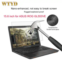 15.6 inch Laptop Screen HD Tempered Glass Protective Film for ASUS ROG GL553VE Laptop Screen Protector Tempered Glass Film