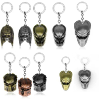 Movie Alien Predator Covenant Keychain AVP Mask Queen Prometheus Key Rings for Bags Car Key Jewelry Chaveiro