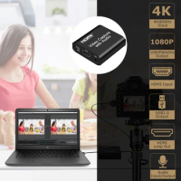 4K 60fps Video Capture Equipment USB 2.0 Live Gaming/Streaming HDMI Video Capture Card With Audio