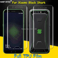 Front / Back Full Coverage Clear Soft TPU Film Screen Protector For Xiaomi Black Shark Cover Curved Parts (Not Tempered Glass)