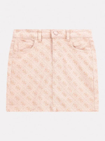 กระโปรงเด็กผู้หญิง All Over Print 4G Logo Skirt สีชมพู