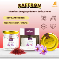 Saffron Premium Super Negin Grade A | Safron Safiya Original Afghanistan Herbal Kesehatan & Kecantik