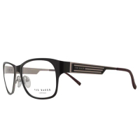 【TED BAKER】倫敦玩酷金屬風格造型眼鏡(TB4189-001 黑/銀)