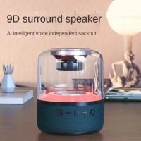 Colorful Lights Bluetooth Audio Wireless Bluetooth Speaker Card Creative Colorful Lights High Power Subwoofer Wireless