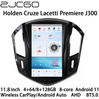 ZJCGO Multimedia Player Stereo GPS Radio Navigation Android 11 Screen for Chevrolet Holden Cruze Lacetti Premiere J300 2008–2016
