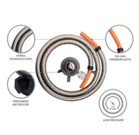 Rinnai Regulator Gas dengan Meter dan Selang RG-622MS Paket Selang Gas RG622MS