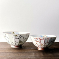 日本製Ayaka 花卉陶瓷碗