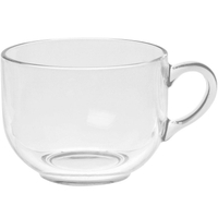 《EXCELSA》晶透玻璃湯杯(700ml) | 水杯 茶杯 咖啡杯