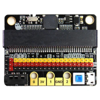 For Microbit Expansion Board IOBIT V2.0 Micro:Bit Horizontal Adapter Board Plate Primary and Secondary Schools