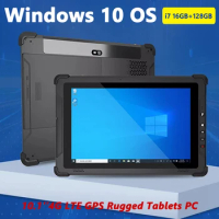 10.1inch 4G IP65 Hot-Swappable Design Computer Industrial Rugged Tablet Windows10 OS 16GB 128GB i7 CPU Rugged PC Waterproof