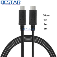 10Gbps Reversible USB 3.1 TYPE-C Type C USB-C Male to Male Charge Data Audio Cable 30cm 1m 2m 3m for Laptop &amp;Tablet