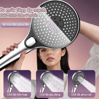 [Sản phẩm hot] Vòi sen tăng áp siêu mạnh,mặt to 13cm,nhựa ABS,3 chế độ nước,Tiết Kiệm Nước,Giao Diện