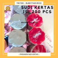 (isi 200 pcs) Sudi Klepon / Sudi Kertas 200 pcs / Sudi tatakan bikang / Sudi Alas Kue / Alas Kue / T