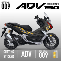 Termurah Sticker Cutting ADV 150 - Aksesoris Motor Sticker Honda ADV Schotlite Cutting Stiker Stripi