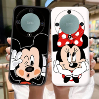 For Honor X9a Magic5 Lite 5G Cover Anime Mickey Minnie Donald Duck Phone Case Cartoon For Honor X9a Shockproof Protective Shells