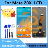 100% Test AMOLED TFT For Huawei Mate 20X LCD Display Touch Screen Digitizer Assembly For Huawei Mate 20 X LCD