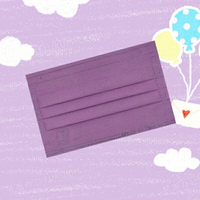 麗正 兒童平面型醫用口罩(迷霧紫)-50入/單片包裝