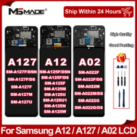 6.5" For Samsung Galaxy A12 LCD A12 Nacho A12s Display A125 A127F Touch Screen Digitizer For Samsung A02 LCD A022F Replace Parts