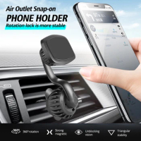 Magnetic Car Phone Holder For Phones Universal Car Air Vent Holder For iPhone 13 Cell Mobile Phone Mount For Samsung Xiaomi