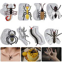 Simulation Insect Fondant Silicone Mold DIY Handmade Chocolate Cake Decoration Spider Centipede Scorpion Expory Resin Molds