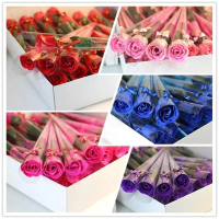 Soap Rose Artificial Flowers Suitable For Valentine'S Day Home Wedding Decoration 10 Roses Mother'S 