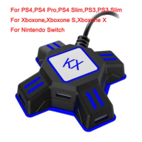 For PS4 Controller Keyboard Mouse Adapter KX USB Gamepad Adapter Converter for Xbox One Nintendo Switch for Playstation 4 Pro P3