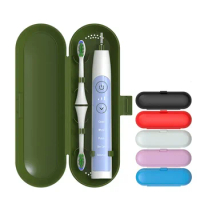 Toothbrush &amp; Toothpaste Holders with Protective Cover, Portable Travel Case for Oral B Electric Toothbrush Handle Storage Box
