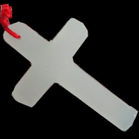 【保平安】天然白玉十字架吊墜男耶穌基督掛件情侶玉墜女項鏈