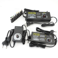 Bộ Chuyển Đổi Nguồn Điện, Có Thể Điều Chỉnh, AC Sang DC 9V 12V 24V 1A 2A 3A, Điều Chỉnh Điện Áp, Thí