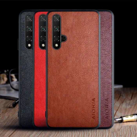 Case for Huawei Nova 5T funda luxury Vintage Leather skin capa Slot phone cover for huawei nova 5t case coque