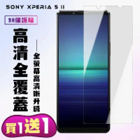 買一送一 SONY Xperia 5 II 鋼化膜非滿版高清手機保護膜
