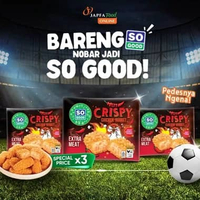 So Good Hot Crispy Chicken Nugget 400gr - Isi 3 pack