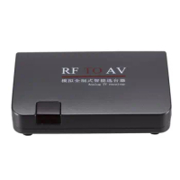 Mini Portable RF To AV Analog TV Receiver RF To AV Converter Modulator Power Adapter USB Port with Video Cable