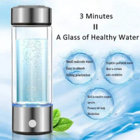 420ml Hydrogen-Rich Water Cup Electric Hydrogen Rich Water Generator Bottle Titanium Quality Filter Portable Antioxidant