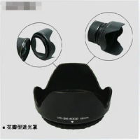 55mm Flower camera Lens Hood for Sony HX300 A330 A350 A290 A550 DT 18-55mm 35mm f/1.8 55-200mm 18-70mm