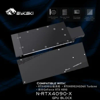 Bykski N-RTX4090-X FE 4090 Water Block NVIDIA Founders/ Leadtek RTX4090 24G Full Metal Structure GPU Watercooler
