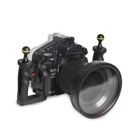 40m/130ft Waterproof Underwater Housing Camera Diving Case For Canon EOS 6D Mark II 27-105mm Lens Bag Cover