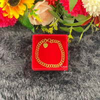 GELANG KOIN 91 LAPIS EMAS ASLI 24K