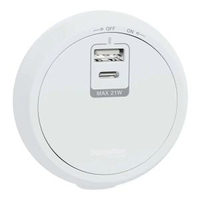 Schneider - Easy series 21W Type A+C USB 插座模組 A3J210UAC_WE