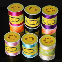 New Arrival Nylon Satin Korean Knotting Silky Macrame Cord Beading Braided Bracelet String Thread DIY Weaving Crafts 1.5mm 70m