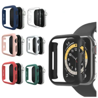 PC Case for Apple Watch 7 45mm 41mm 44mm 38mm 40mm 42mm Bumper Frame Matte Hard Cover Protector Case for iWatch 7 6 5 4 3 2 SE