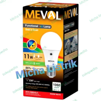 Meval Lampu Bohlam Sensor Cahaya 5W/9W/11W E27/Lampu Led Sensor cahaya