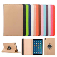 360 Degree Tablet Cover for Xiaomi Mi Pad 4 Case Rotation Smart Flip Stand PU Case for Xiaomi MiPad 4 360 Stand Case 8''