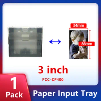 PCC-CP400 Paper Input Tray Fit for Canon Selphy CP1300 CP1200 CP1000 CP910 CP900 Photo Printer Tray Postcard Size 3 inch Tray